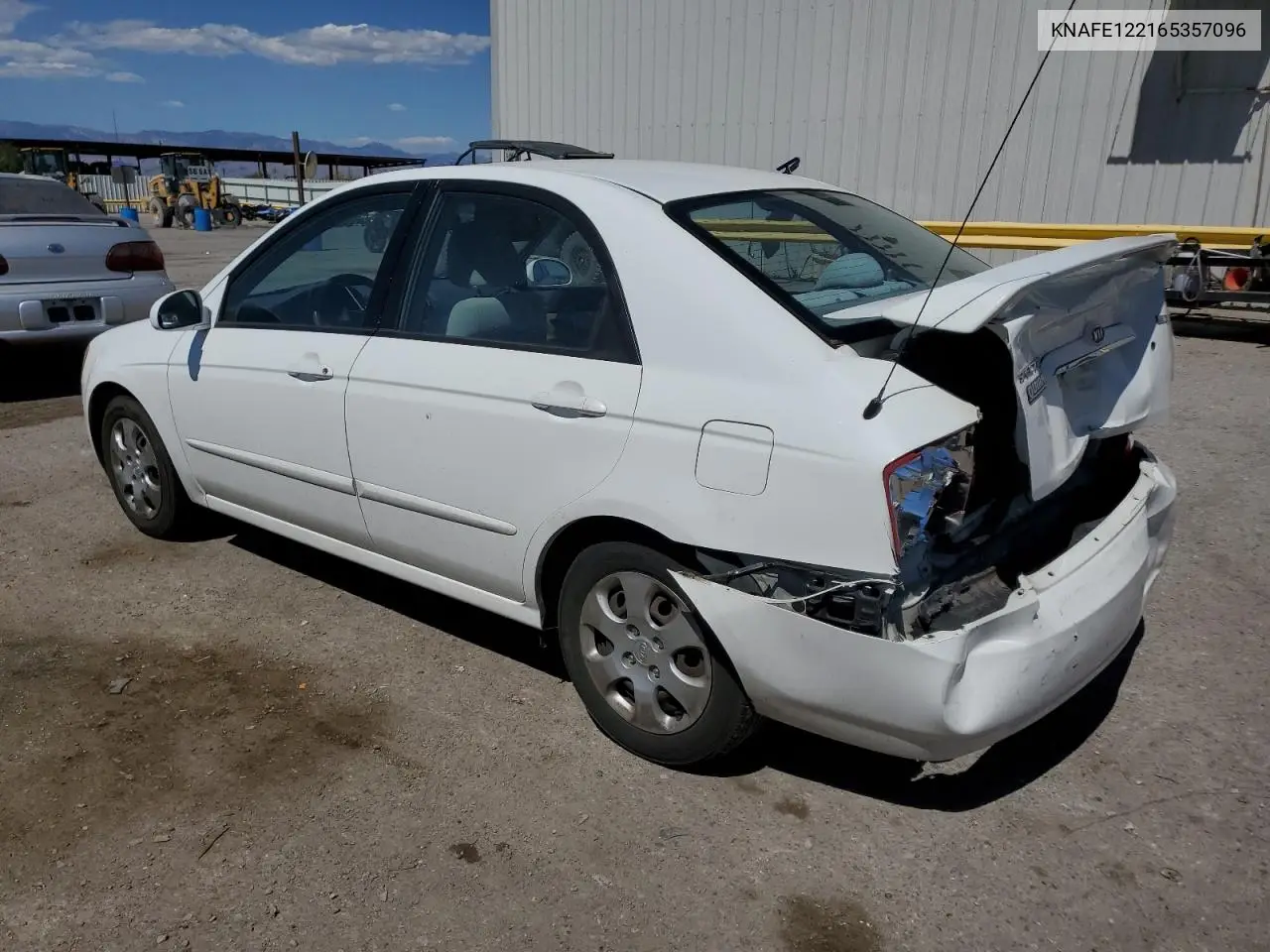 2006 Kia Spectra Lx VIN: KNAFE122165357096 Lot: 56351065