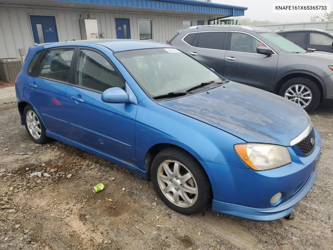 2006 Kia Spectra5 VIN: KNAFE161X65365733 Lot: 56942305