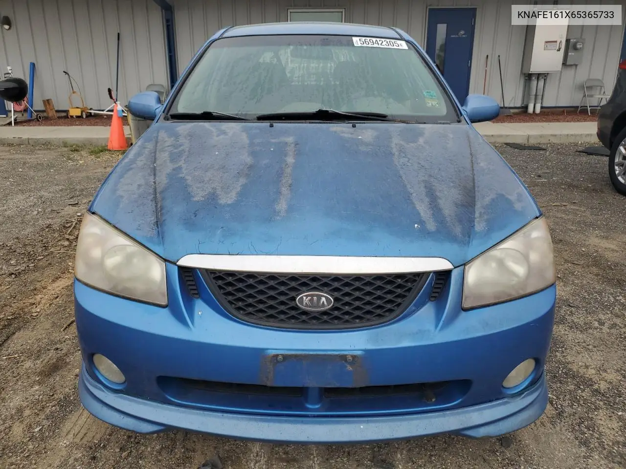 2006 Kia Spectra5 VIN: KNAFE161X65365733 Lot: 56942305
