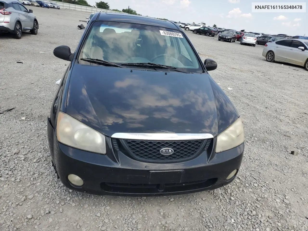 2006 Kia Spectra5 VIN: KNAFE161165348478 Lot: 63080295
