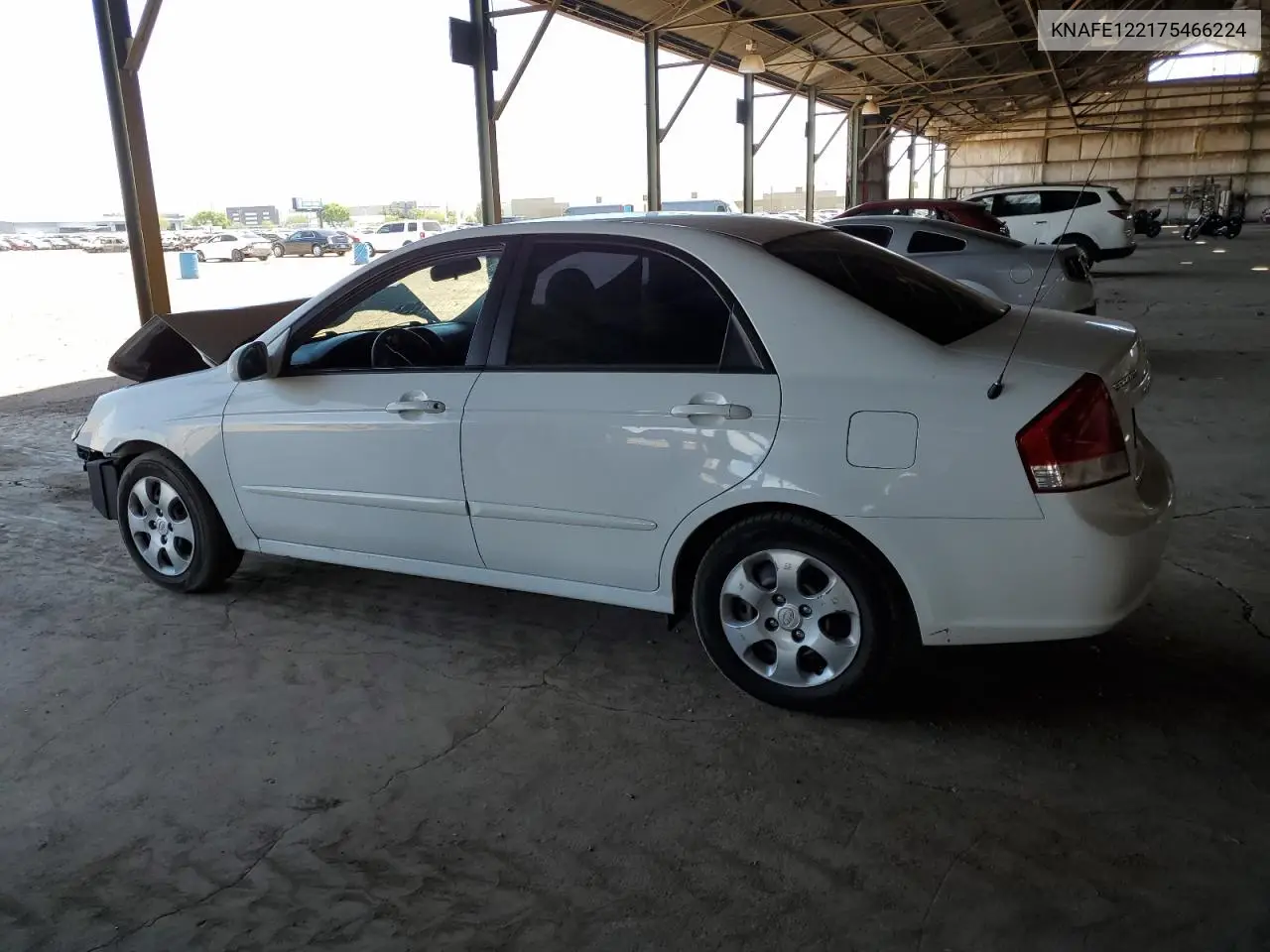 2007 Kia Spectra Ex VIN: KNAFE122175466224 Lot: 54455405