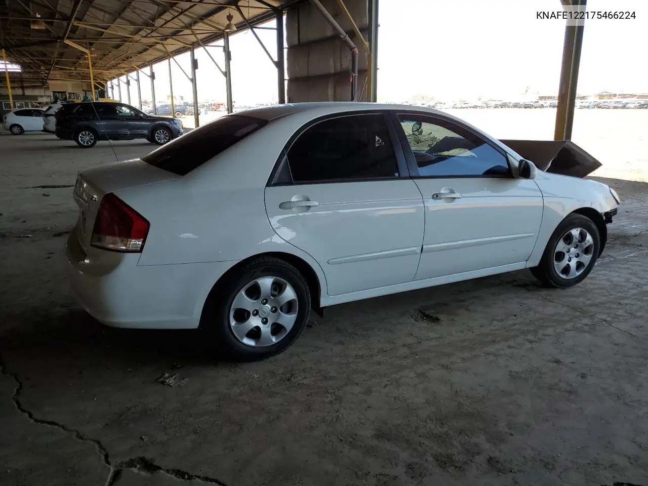 2007 Kia Spectra Ex VIN: KNAFE122175466224 Lot: 54455405