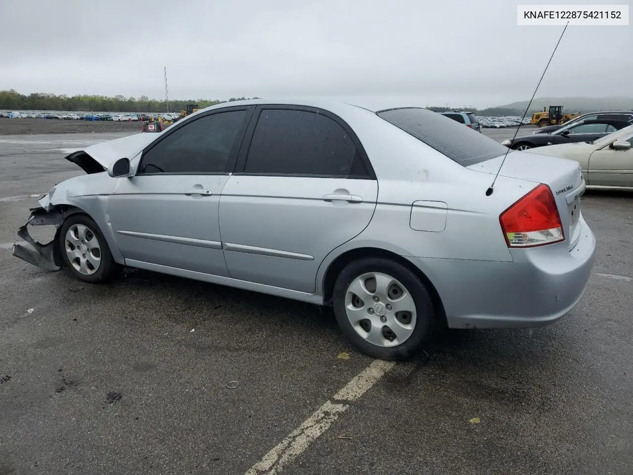 2007 Kia Spectra Ex VIN: KNAFE122875421152 Lot: 55717205