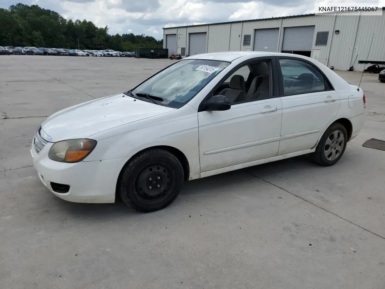 2007 Kia Spectra Ex VIN: KNAFE121675445067 Lot: 60154315