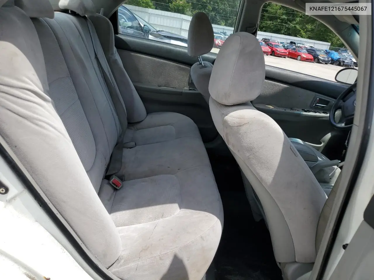 2007 Kia Spectra Ex VIN: KNAFE121675445067 Lot: 60154315