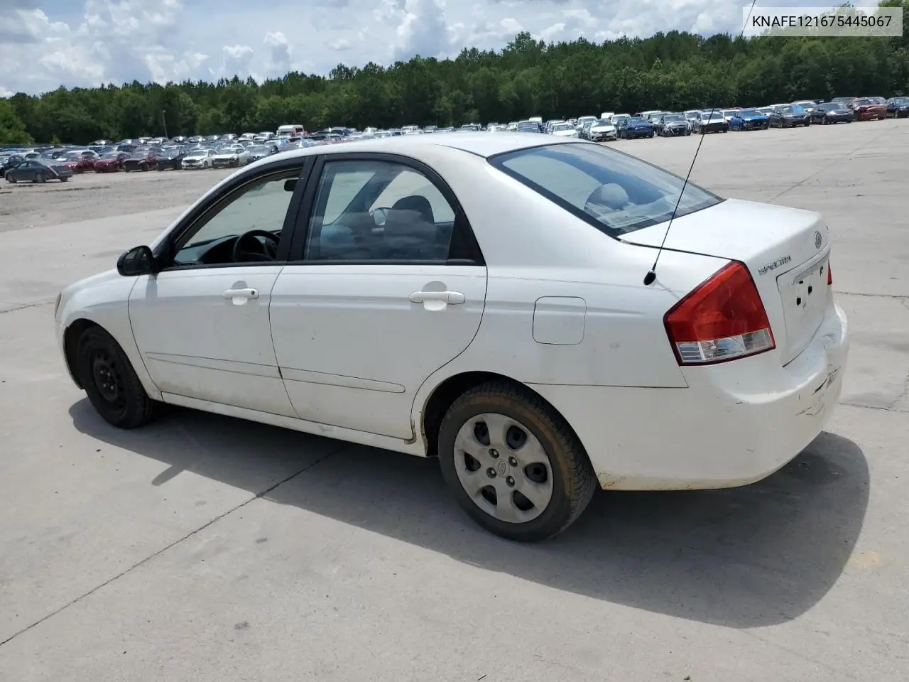 2007 Kia Spectra Ex VIN: KNAFE121675445067 Lot: 60154315