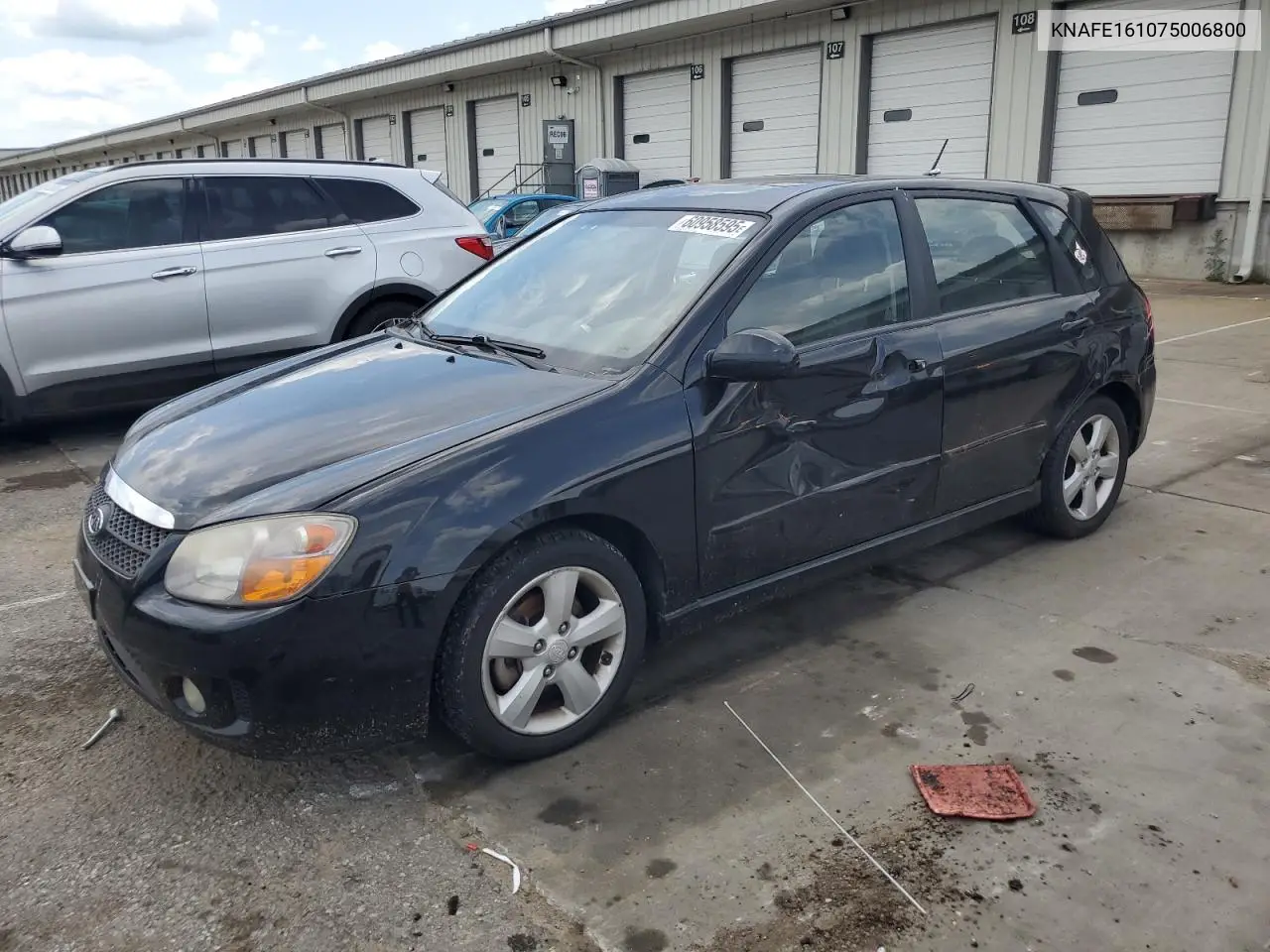 2007 Kia Spectra5 Sx VIN: KNAFE161075006800 Lot: 60958595
