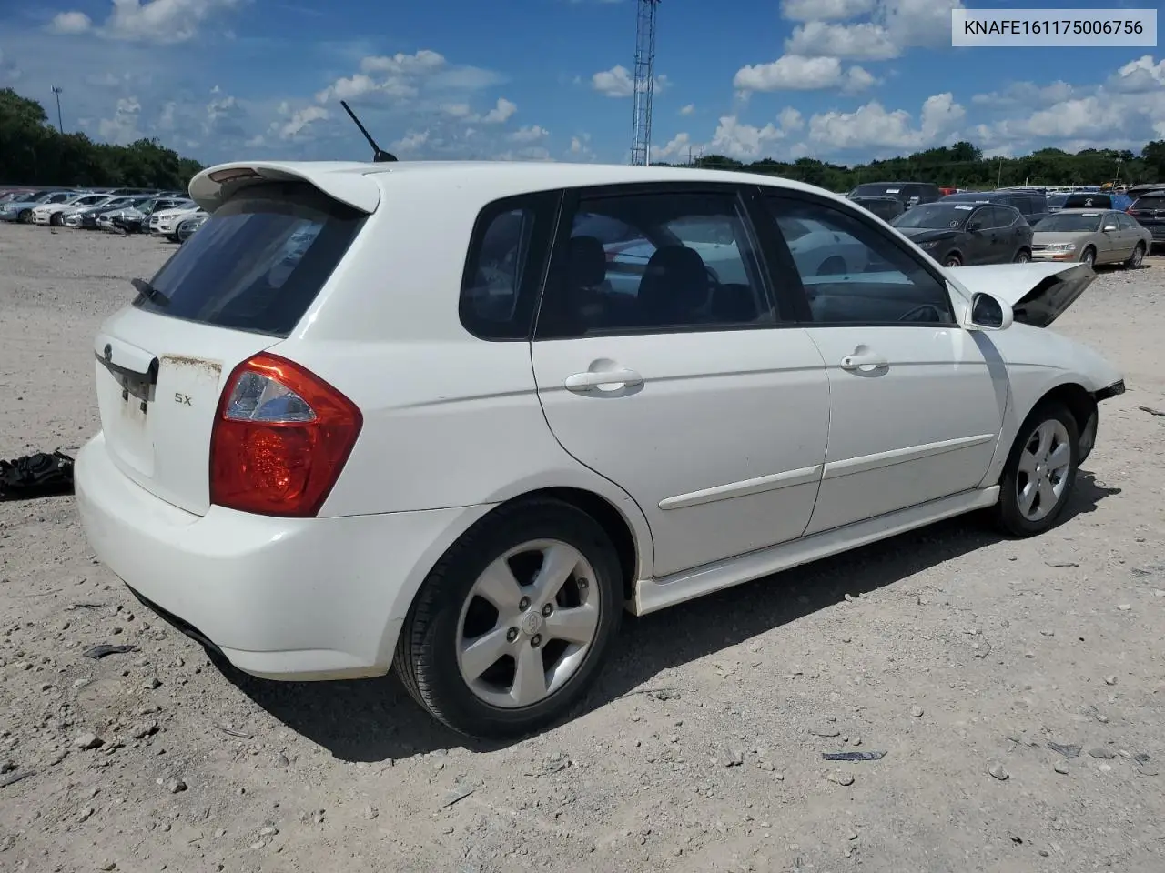 2007 Kia Spectra5 Sx VIN: KNAFE161175006756 Lot: 61765555