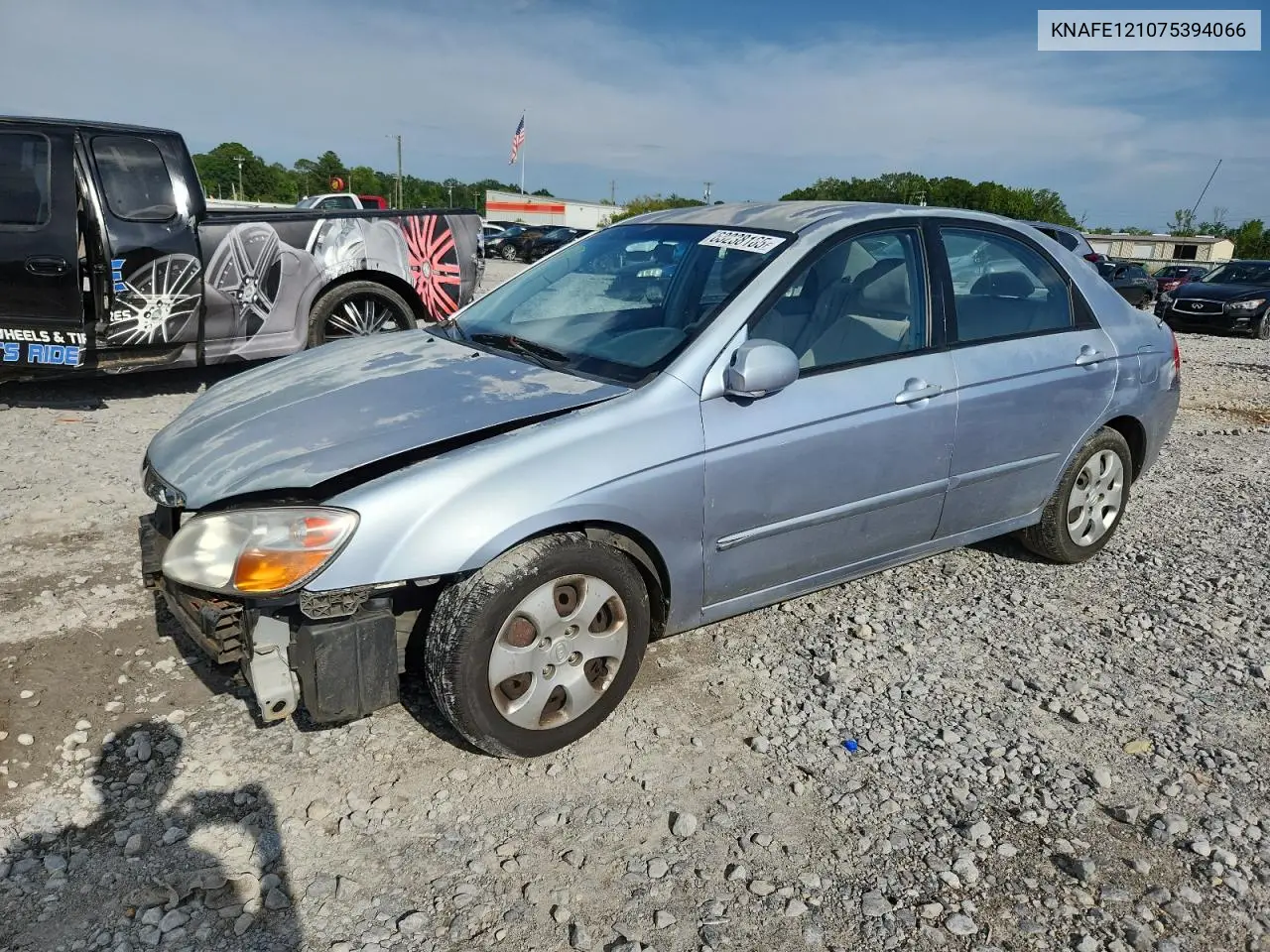 2007 Kia Spectra Ex VIN: KNAFE121075394066 Lot: 63238165