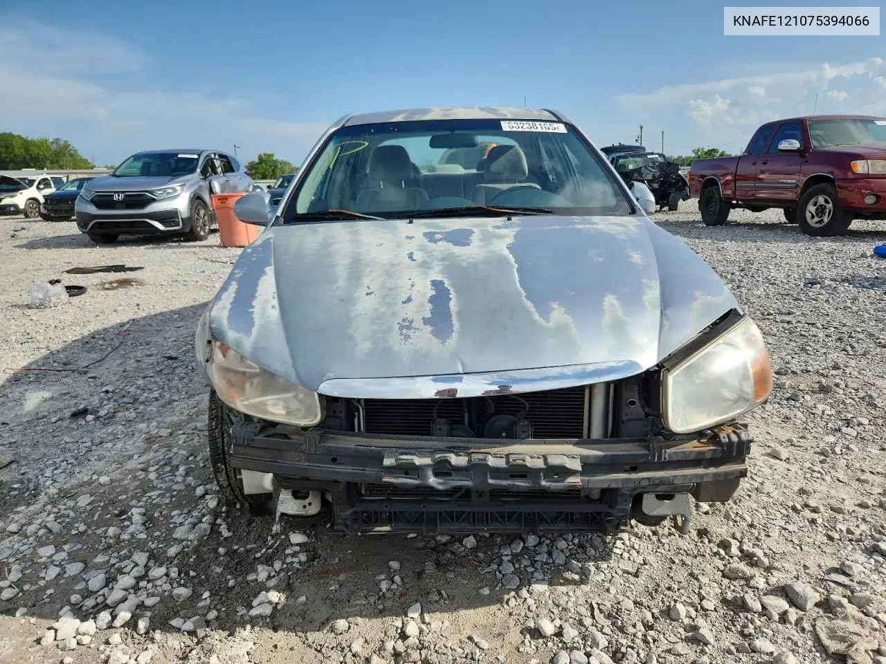 2007 Kia Spectra Ex VIN: KNAFE121075394066 Lot: 63238165