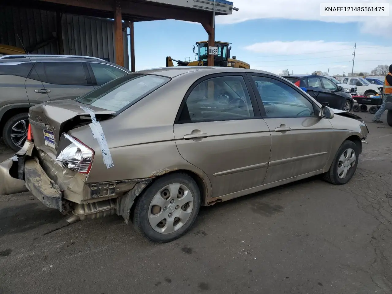 2008 Kia Spectra Ex VIN: KNAFE121485561479 Lot: 46540335