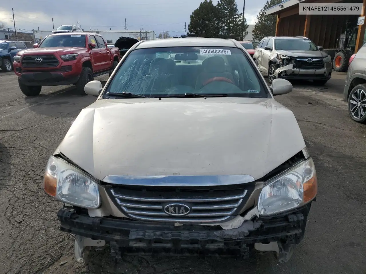 2008 Kia Spectra Ex VIN: KNAFE121485561479 Lot: 46540335