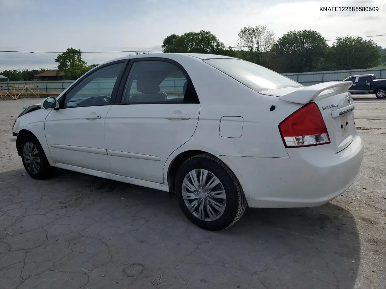 2008 Kia Spectra Ex VIN: KNAFE122885580609 Lot: 54198115