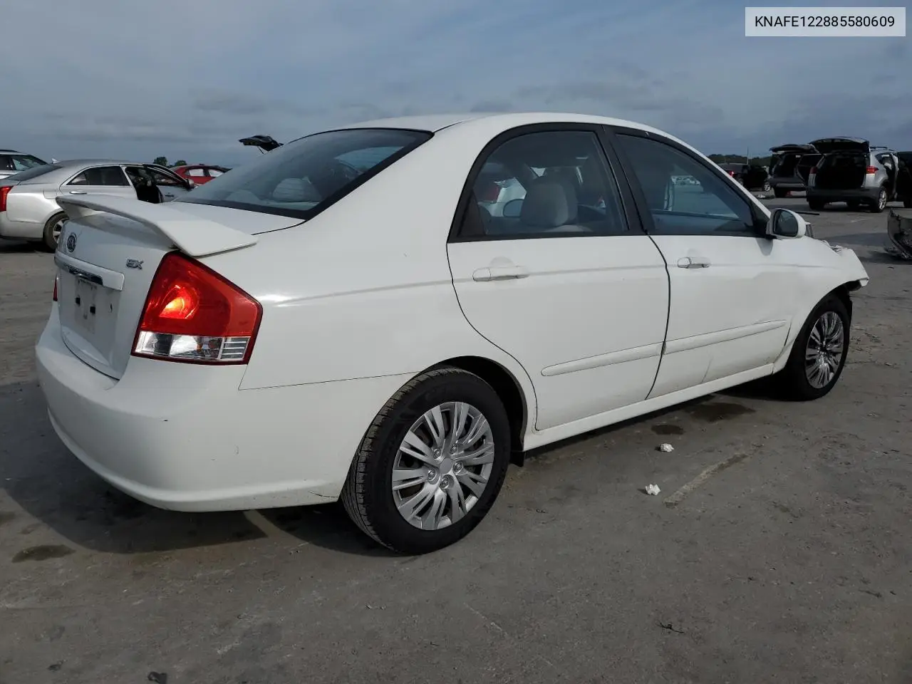 2008 Kia Spectra Ex VIN: KNAFE122885580609 Lot: 54198115