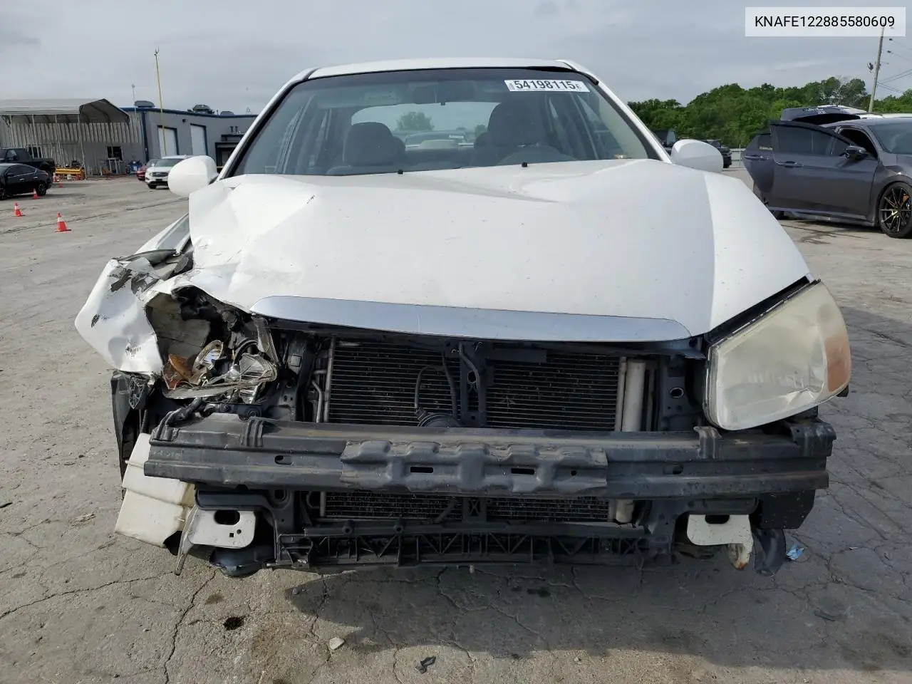 2008 Kia Spectra Ex VIN: KNAFE122885580609 Lot: 54198115