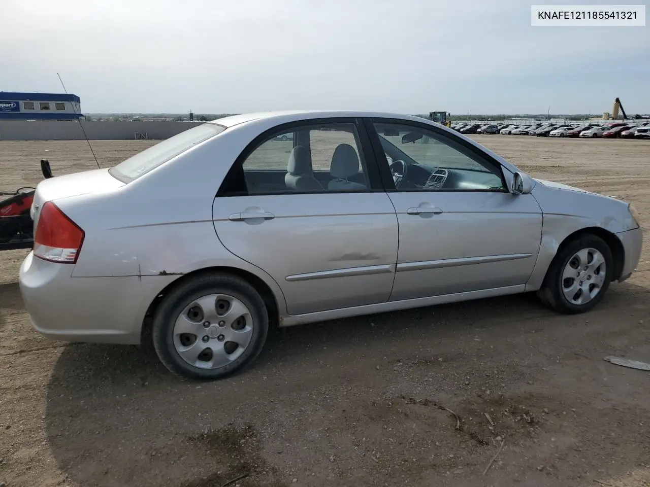 2008 Kia Spectra Ex VIN: KNAFE121185541321 Lot: 55216295