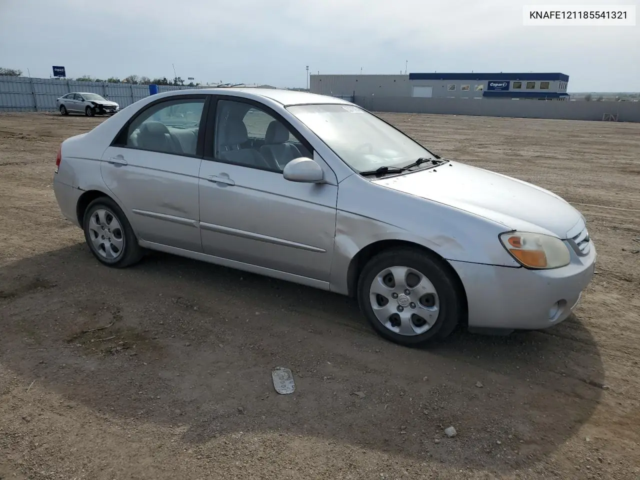 2008 Kia Spectra Ex VIN: KNAFE121185541321 Lot: 55216295
