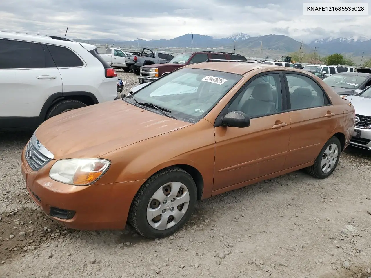 2008 Kia Spectra Ex VIN: KNAFE121685535028 Lot: 55420025