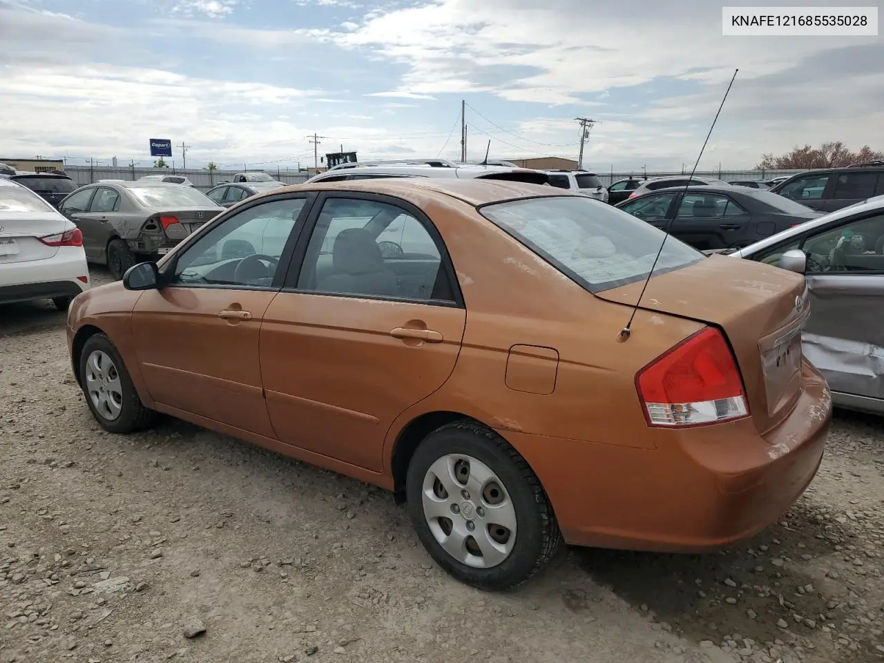 2008 Kia Spectra Ex VIN: KNAFE121685535028 Lot: 55420025