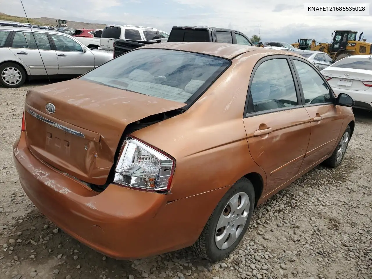 2008 Kia Spectra Ex VIN: KNAFE121685535028 Lot: 55420025