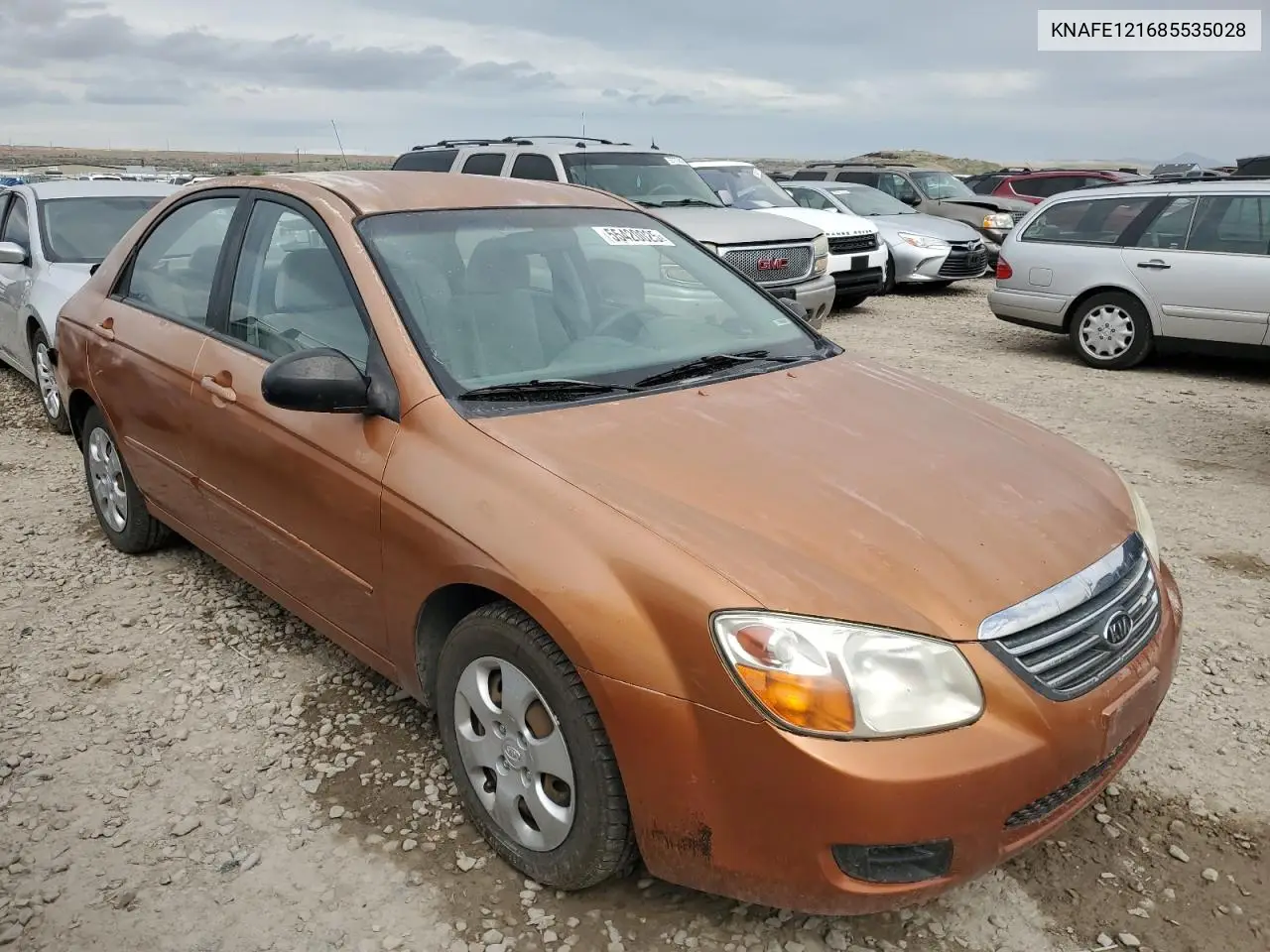 2008 Kia Spectra Ex VIN: KNAFE121685535028 Lot: 55420025