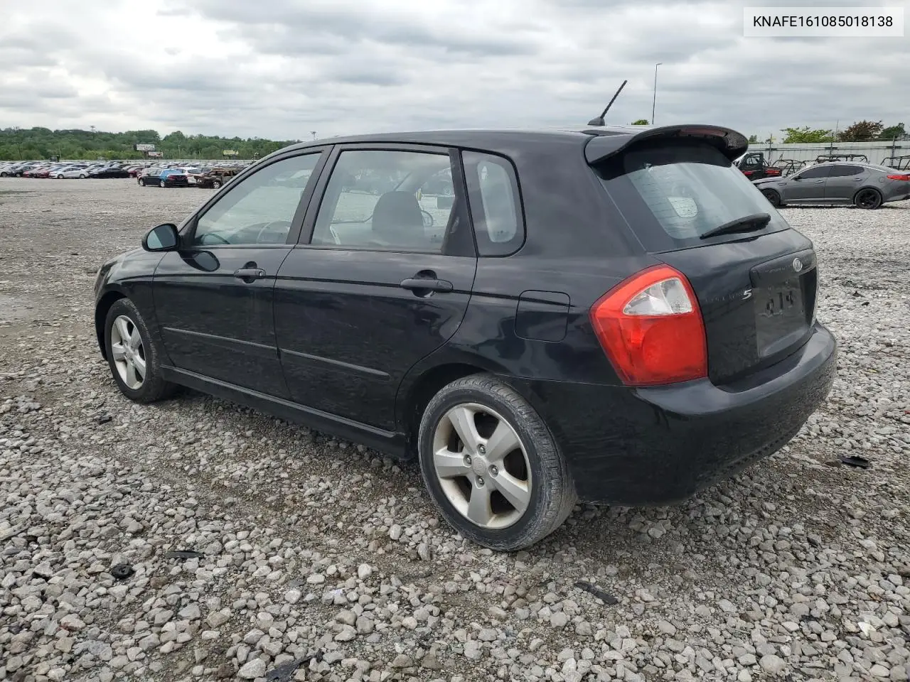 2008 Kia Spectra5 5 Sx VIN: KNAFE161085018138 Lot: 55525705