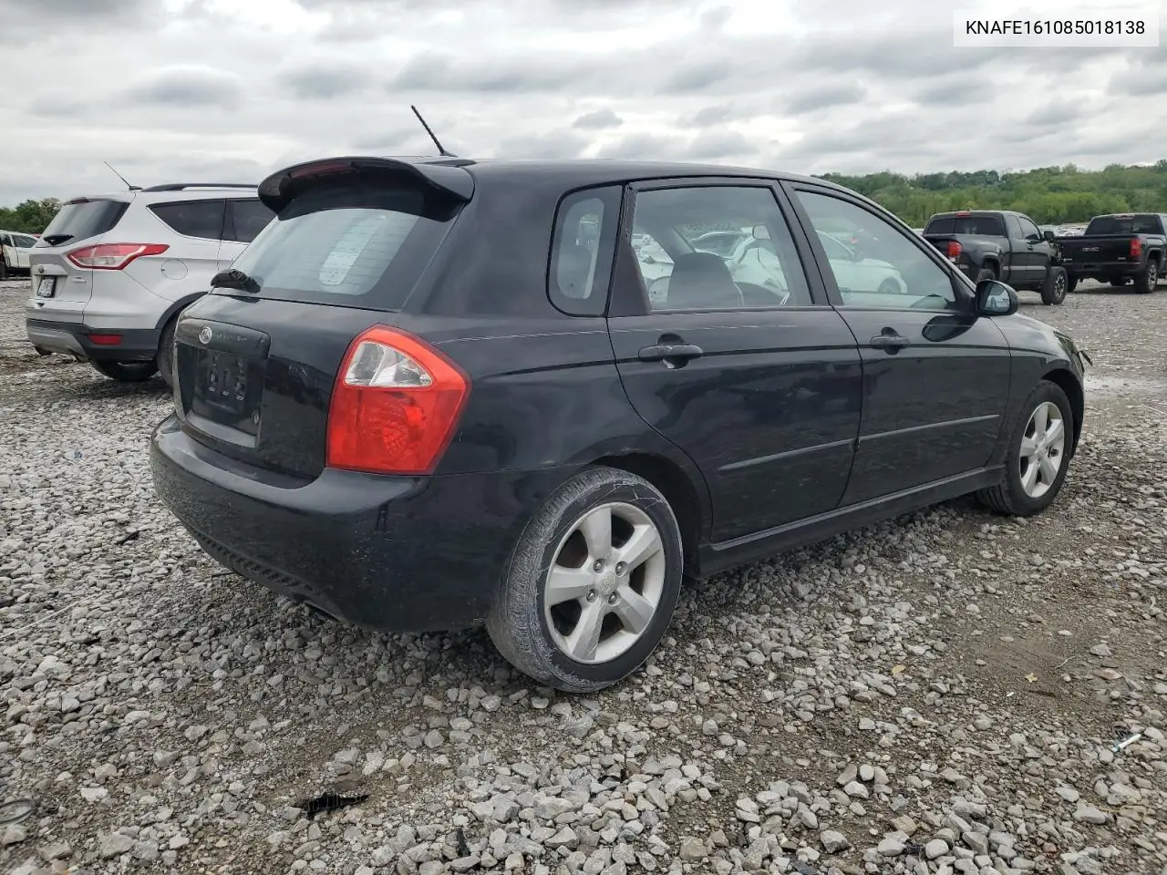 2008 Kia Spectra5 5 Sx VIN: KNAFE161085018138 Lot: 55525705