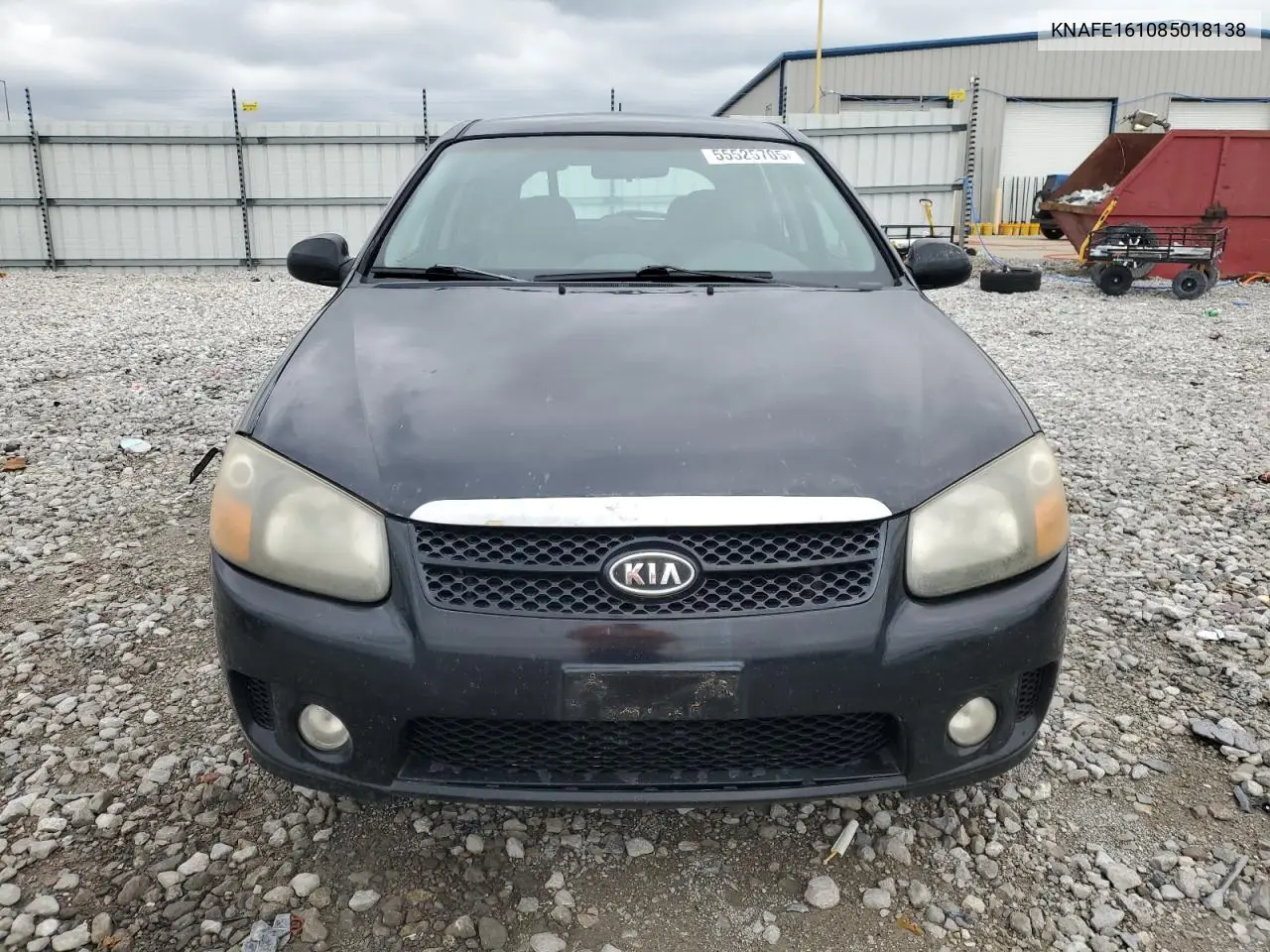 2008 Kia Spectra5 5 Sx VIN: KNAFE161085018138 Lot: 55525705