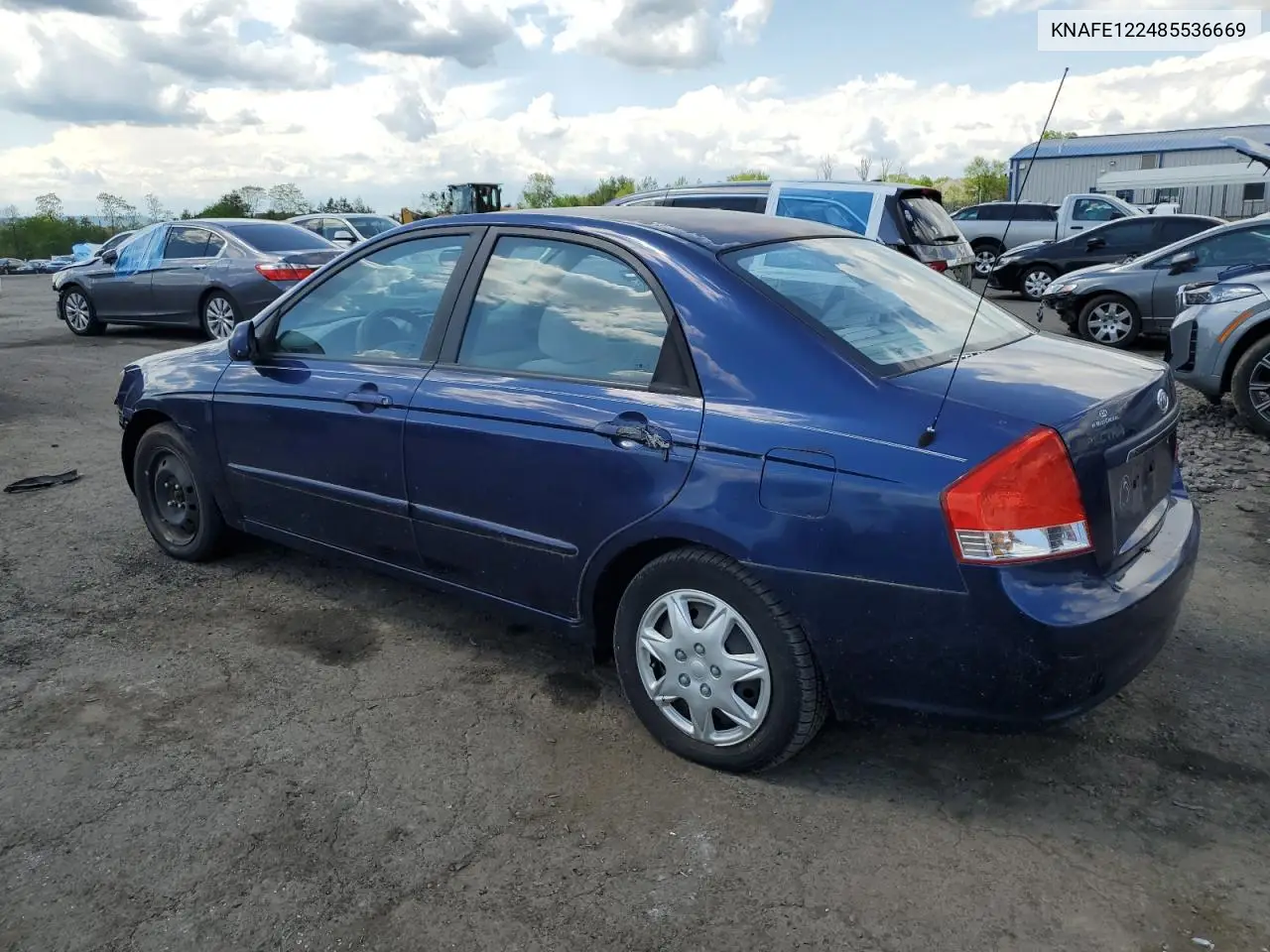 2008 Kia Spectra Ex VIN: KNAFE122485536669 Lot: 56061545