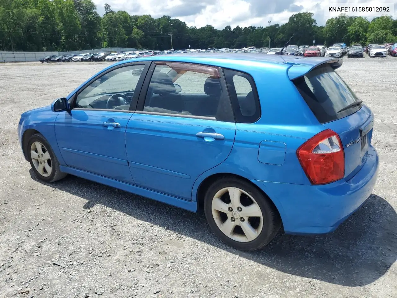 2008 Kia Spectra5 5 Sx VIN: KNAFE161585012092 Lot: 56861125