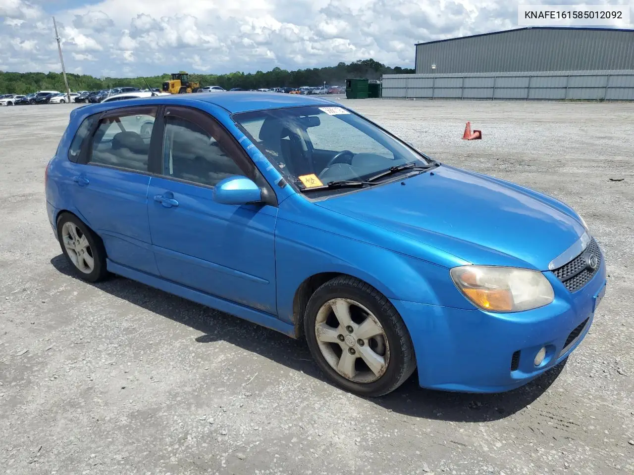 2008 Kia Spectra5 5 Sx VIN: KNAFE161585012092 Lot: 56861125