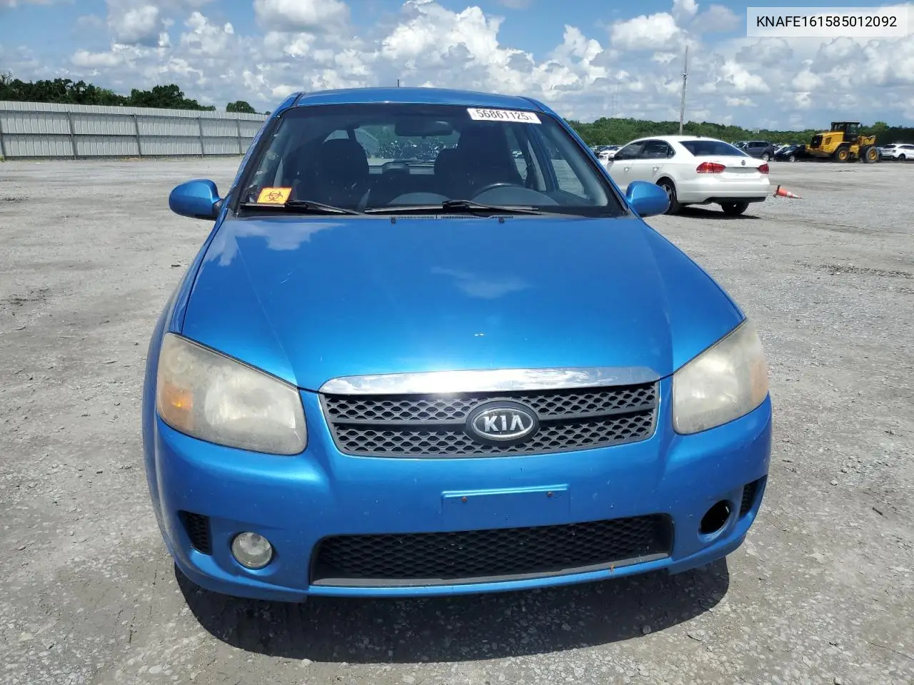 2008 Kia Spectra5 5 Sx VIN: KNAFE161585012092 Lot: 56861125