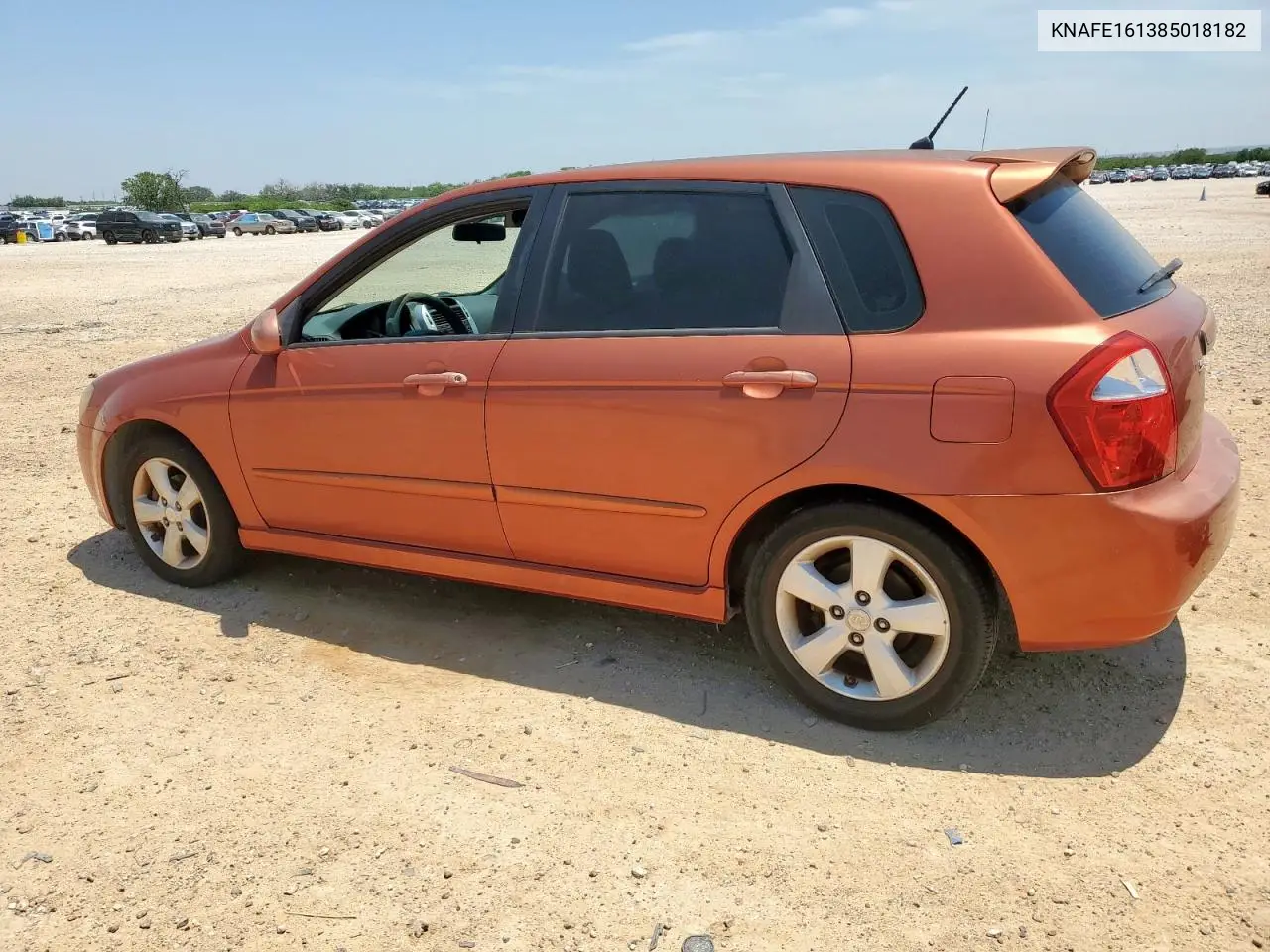 2008 Kia Spectra5 5 Sx VIN: KNAFE161385018182 Lot: 56920395