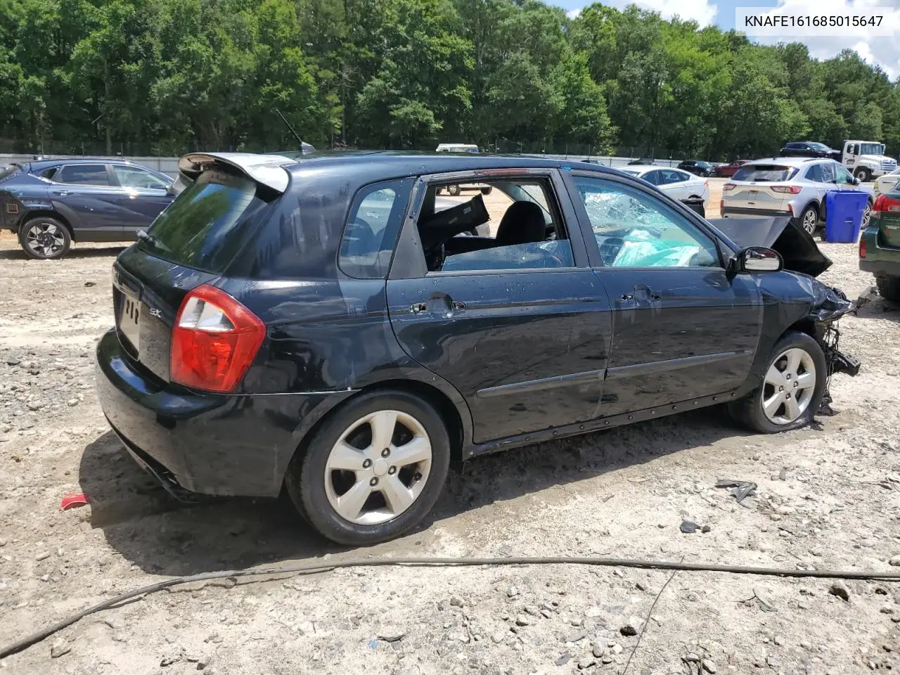 2008 Kia Spectra5 5 Sx VIN: KNAFE161685015647 Lot: 61716545