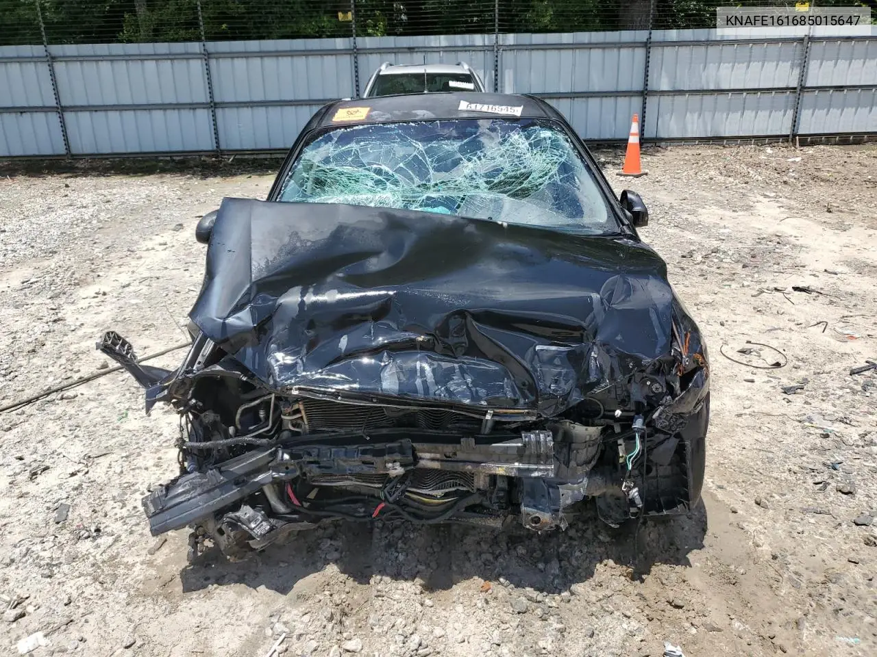 2008 Kia Spectra5 5 Sx VIN: KNAFE161685015647 Lot: 61716545