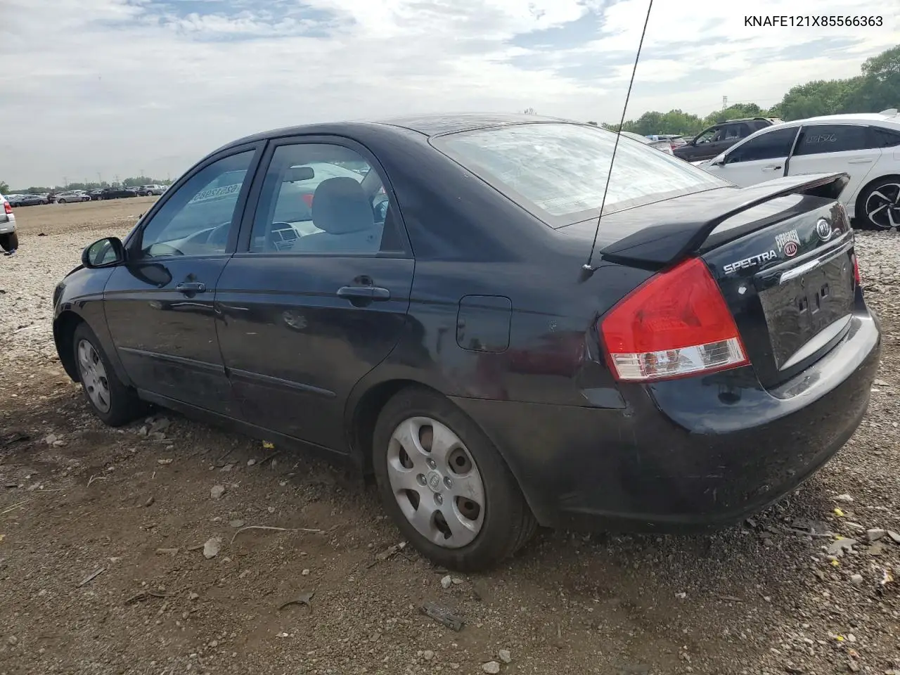 2008 Kia Spectra Ex VIN: KNAFE121X85566363 Lot: 62512985