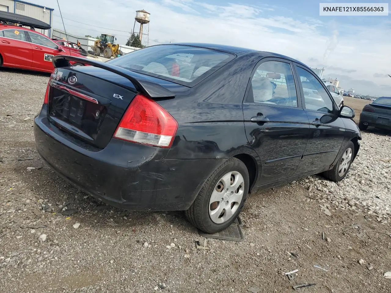 2008 Kia Spectra Ex VIN: KNAFE121X85566363 Lot: 62512985
