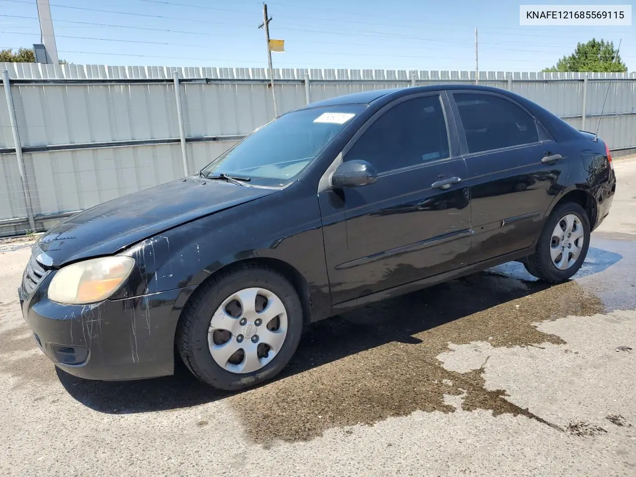 2008 Kia Spectra Ex VIN: KNAFE121685569115 Lot: 62959275