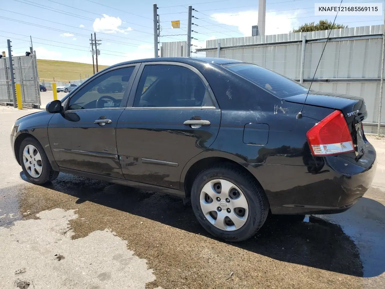 2008 Kia Spectra Ex VIN: KNAFE121685569115 Lot: 62959275