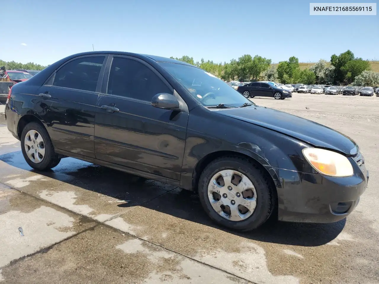 2008 Kia Spectra Ex VIN: KNAFE121685569115 Lot: 62959275