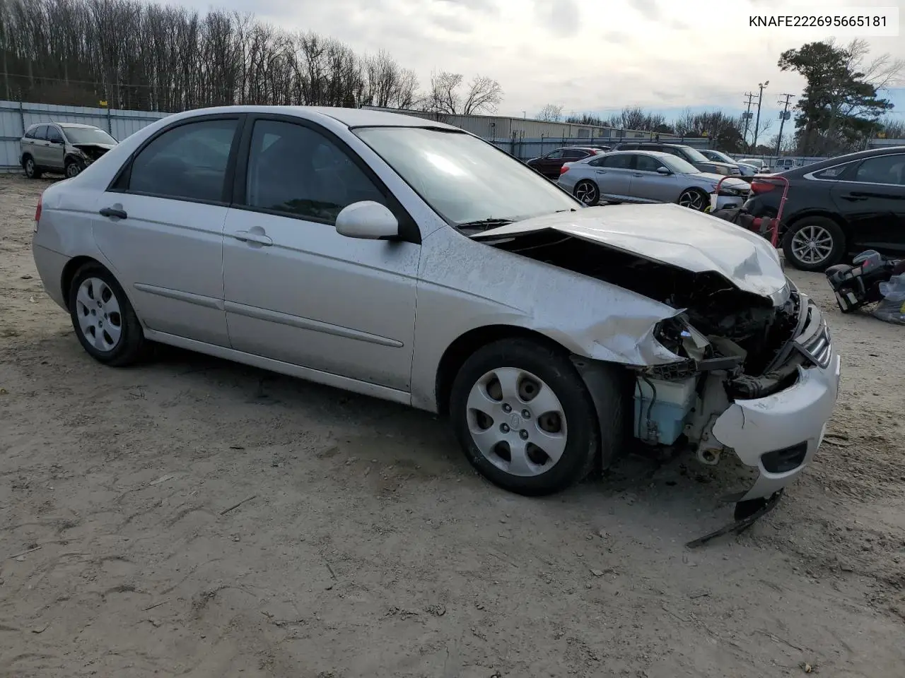 2009 Kia Spectra Ex VIN: KNAFE222695665181 Lot: 42852235