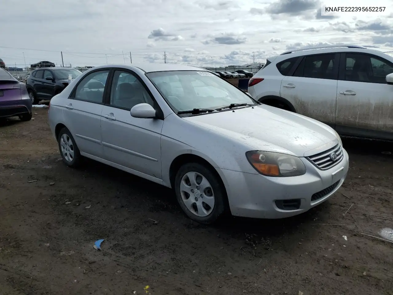 2009 Kia Spectra Ex VIN: KNAFE222395652257 Lot: 46458035