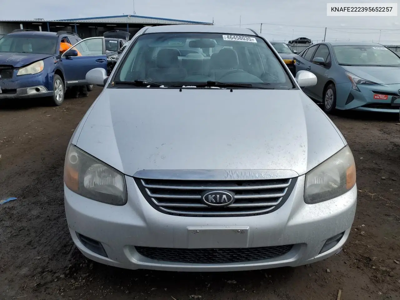 2009 Kia Spectra Ex VIN: KNAFE222395652257 Lot: 46458035