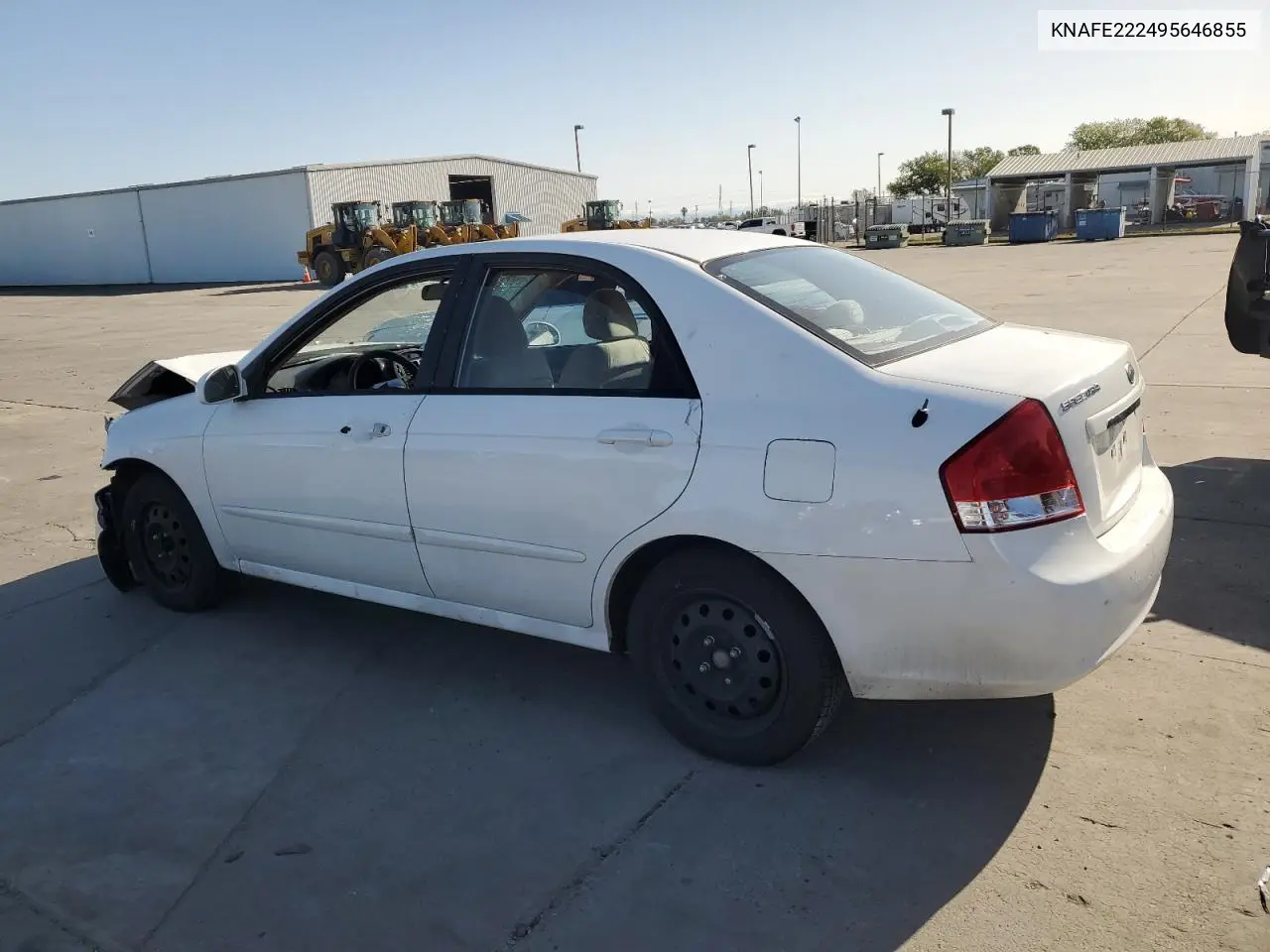 2009 Kia Spectra Ex VIN: KNAFE222495646855 Lot: 51779675