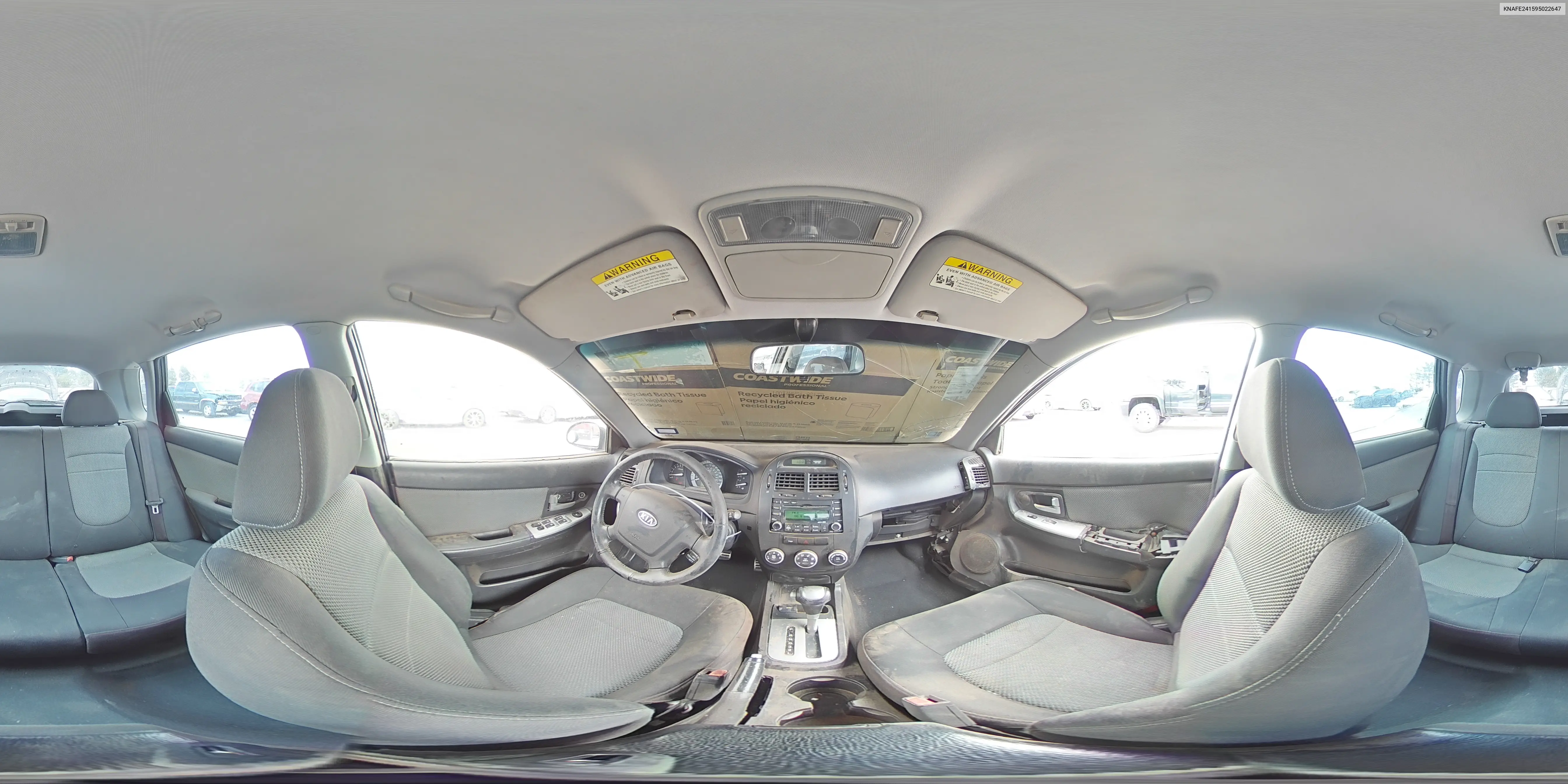 2009 Kia Spectra Sx VIN: KNAFE241595022647 Lot: 55653485