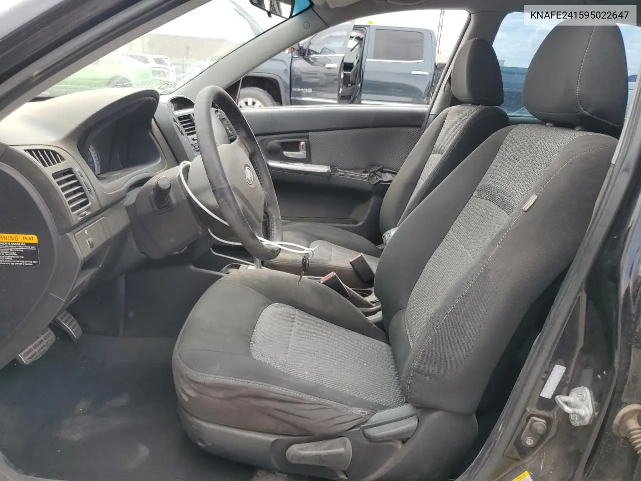 2009 Kia Spectra Sx VIN: KNAFE241595022647 Lot: 55653485