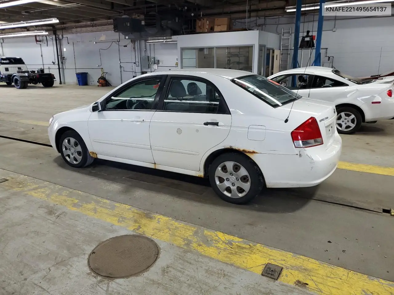 2009 Kia Spectra Ex VIN: KNAFE221495654137 Lot: 55777665