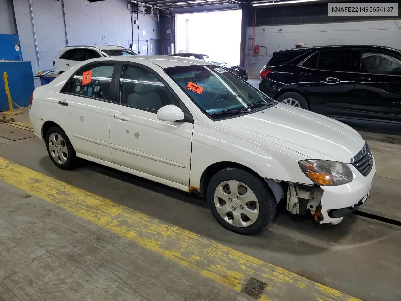 2009 Kia Spectra Ex VIN: KNAFE221495654137 Lot: 55777665
