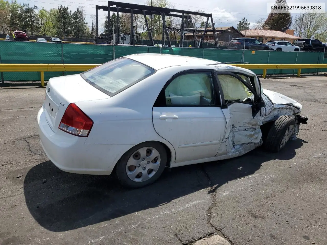 2009 Kia Spectra Ex VIN: KNAFE221995630318 Lot: 55817285