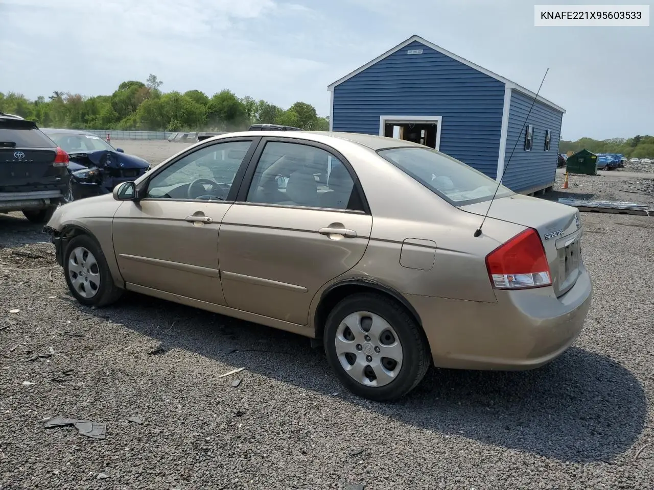 2009 Kia Spectra Ex VIN: KNAFE221X95603533 Lot: 55830935